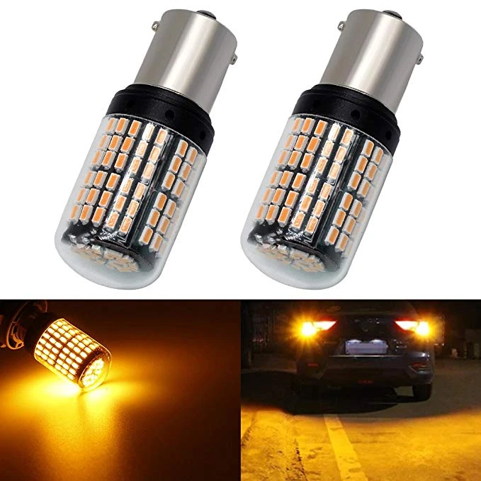 

1pcs 1156 Ba15s 1157 T20 7440 W21w Led Bulbs 3014 144smd Led Canbus No Error Led Lamp Turn Signal Light Backup Reverse Lights