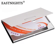 5 шт/лот, Заводская распродажа металлическая Именная Карта из нержавеющей стали чехол Визитница акция подарок NMS010