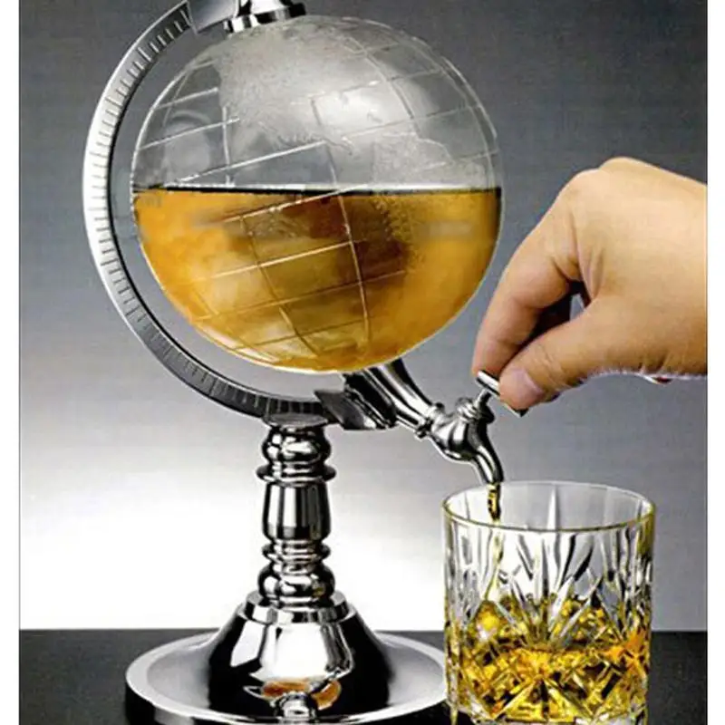 Creative Mini Globe Water Dispenser Beer Machine Household Goods Beverage Machine Christmas Gift for Party