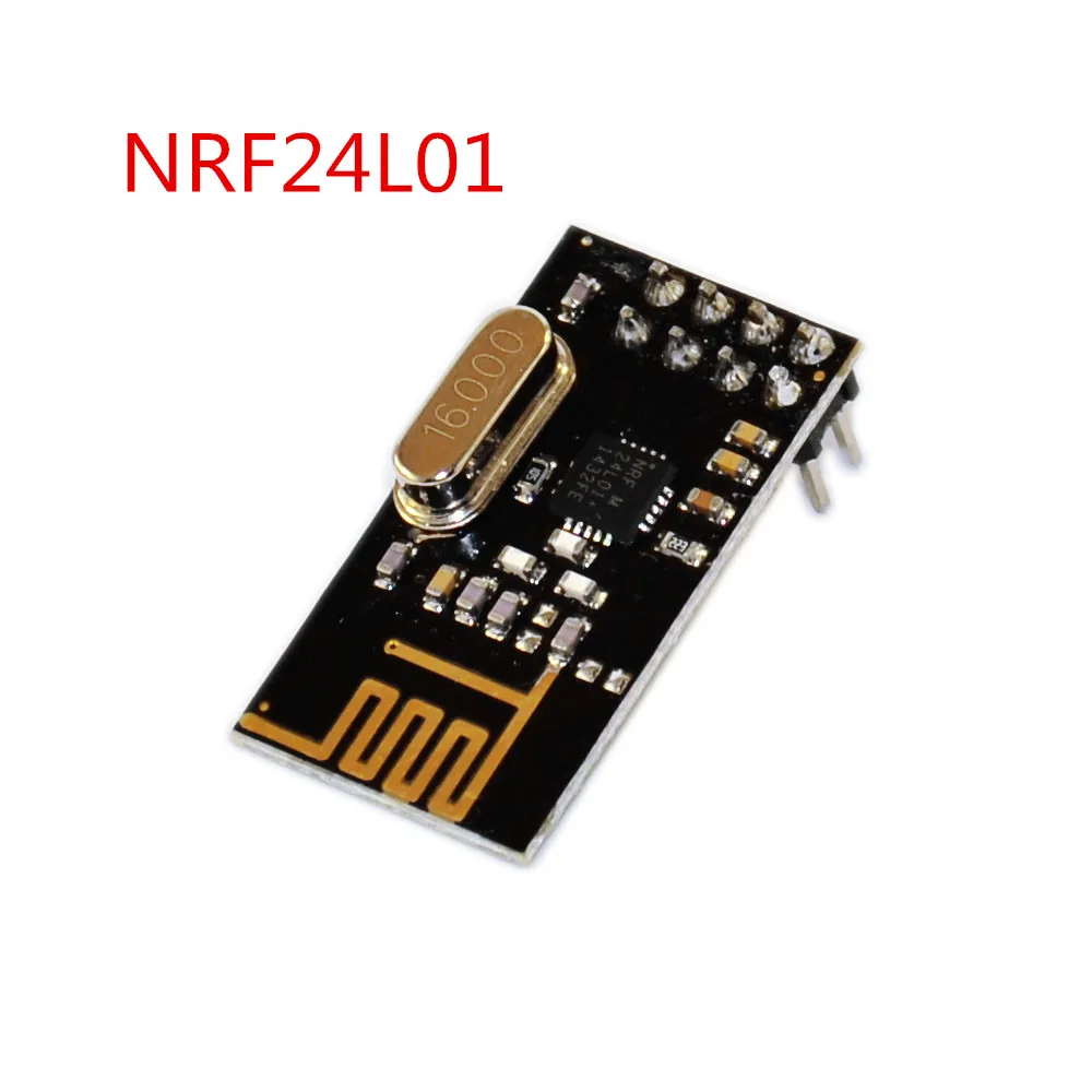 

1PCS NRF24L01 2.4GHz Wireless Data Transceiver Module - Black for Arduino