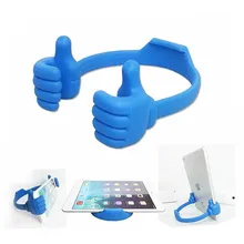 2015 New Arrival Mobile phone Holder Thumbs Modeling Phone Stand Mount for ipad for iPhone6 5S Samsung Cell phone Tablets holder