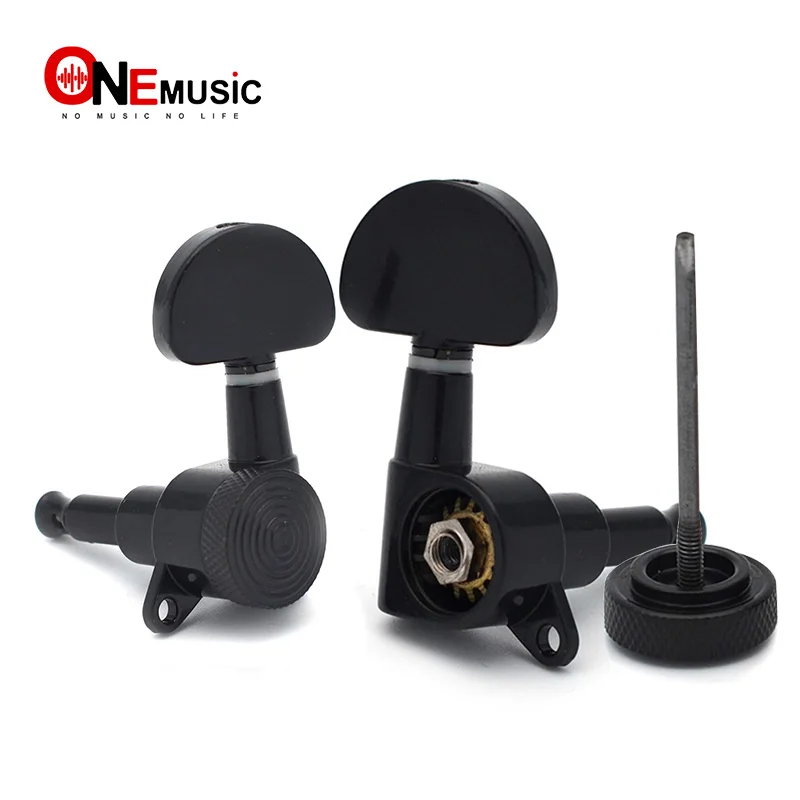 

Black Auto Locked String Guitar Tuning Pegs Tuners Machine Heads for Folk Acoustic Electric Guitar