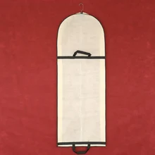 Портативный двойной использование длинные 180 см Нетканые ткани хранения пылесборников сумка для свадьбы платье, вечерний наряд защиты FC74