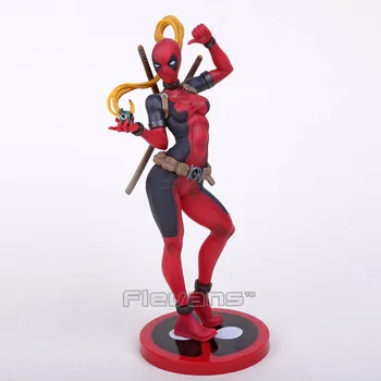 

Crazy Toys X-men Lady Deadpool PVC Action Figure Collectible Model Super Hero Kids Toys Doll 24CM