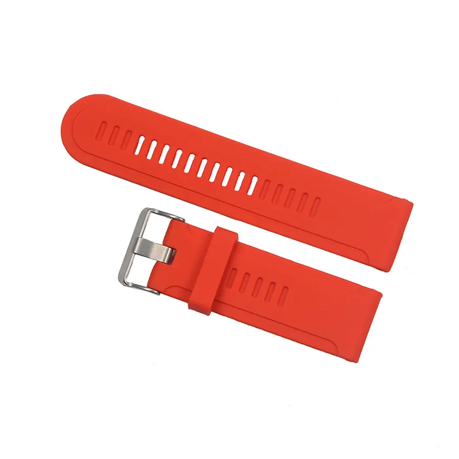 Сменный силиконовый ремешок для наручных часов Garmin D2/Fenix2/Fenix 2/Fenix3/Fenix 3 HR/Quatix 3/Tactix новые Ремешки для наручных часов - Цвет: Red