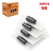 20шт ALSTAR одноразовый зажим для нанесения татуировки Трубы 25 мм круглый тату ручка 9R ручка для татуировки татуировочная машинка иглы