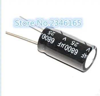 

10PCS 25v6800uf 6800uf25v 16*31 25v 6800uf 16x31