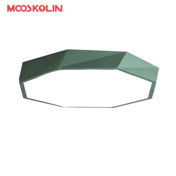 

Simple Geometric LED Ceiling Lamp Kitchen balcony modern White/Black/Pink Color lamparas techo restaurant House Lighting Fixture