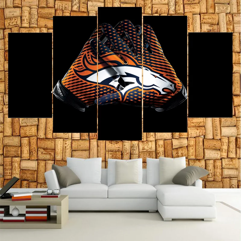 Clic Logo Denver Broncos Boys Room Canvas Painting Clic Logo Denver Broncos Boys Room Canvas Painting