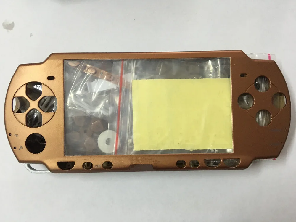 Brown Full Housing Shell Faceplate Case Parts Replacement for Sony PSP