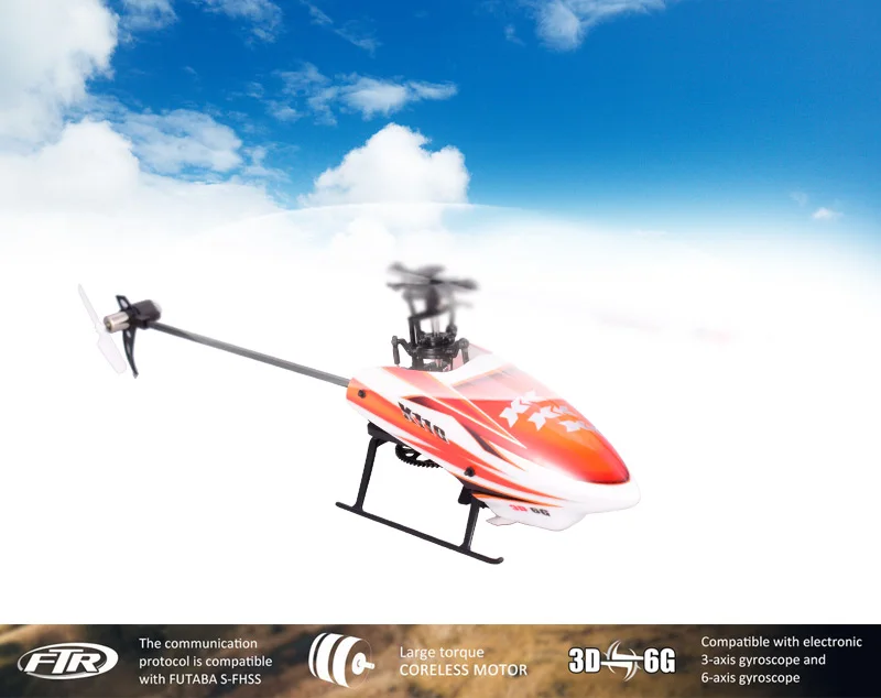 Wltoys XK K110 6CH 3D 6G система дистанционного управления бесколлекторный р/у вертолет BNF без передатчика совместим с FUTABA S-FHSS