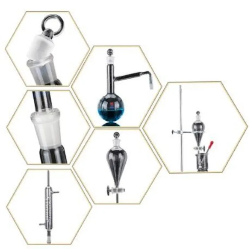 24 шт. Новинка 500 мл лабораторный аппарат дистилляции эфирного масла ...