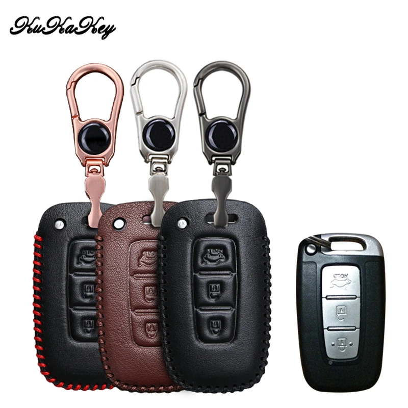Kukakey для KIA K2 K5 РИО 2014 2015 2016 2017 2018 кожа Ключи Чехол Держатель Брелок Интимные