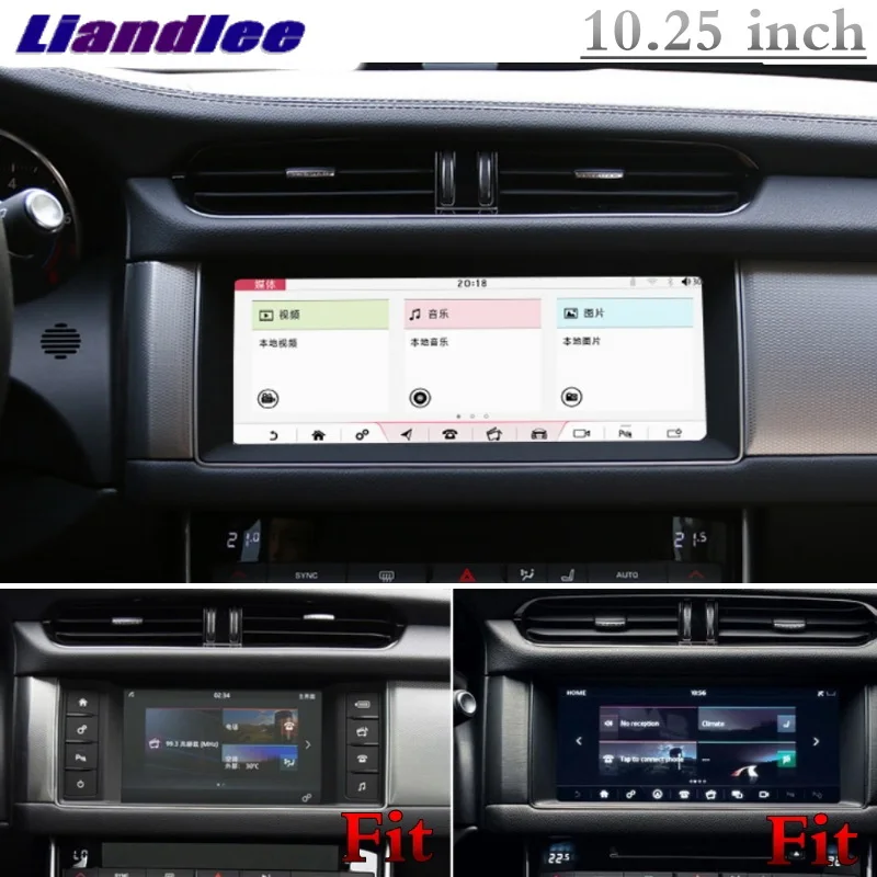 For Juguar XF XFL X260 2015-2018 Liandlee Car Multimedia NAVI 10.25' Screen GPS WIFI Audio CarPlay Adapter Radio Navigation 5