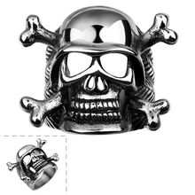 Hot Charm Heart Skull Men’s Stainless Steel anelli uomo Chic Stylish Beauty US Size 8 Gift TO Boyfriend
