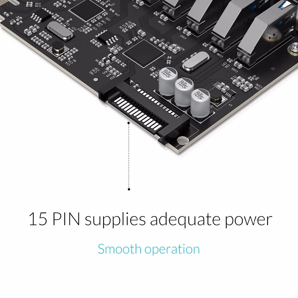 Плата расширения ORICO с 7 портами USB экспресс карта помощью адаптера PCI Express