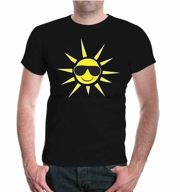 Футболка унисекс Kurzarm с очками Sonne Sonnenbrille Urlaub Reise | Мужская одежда
