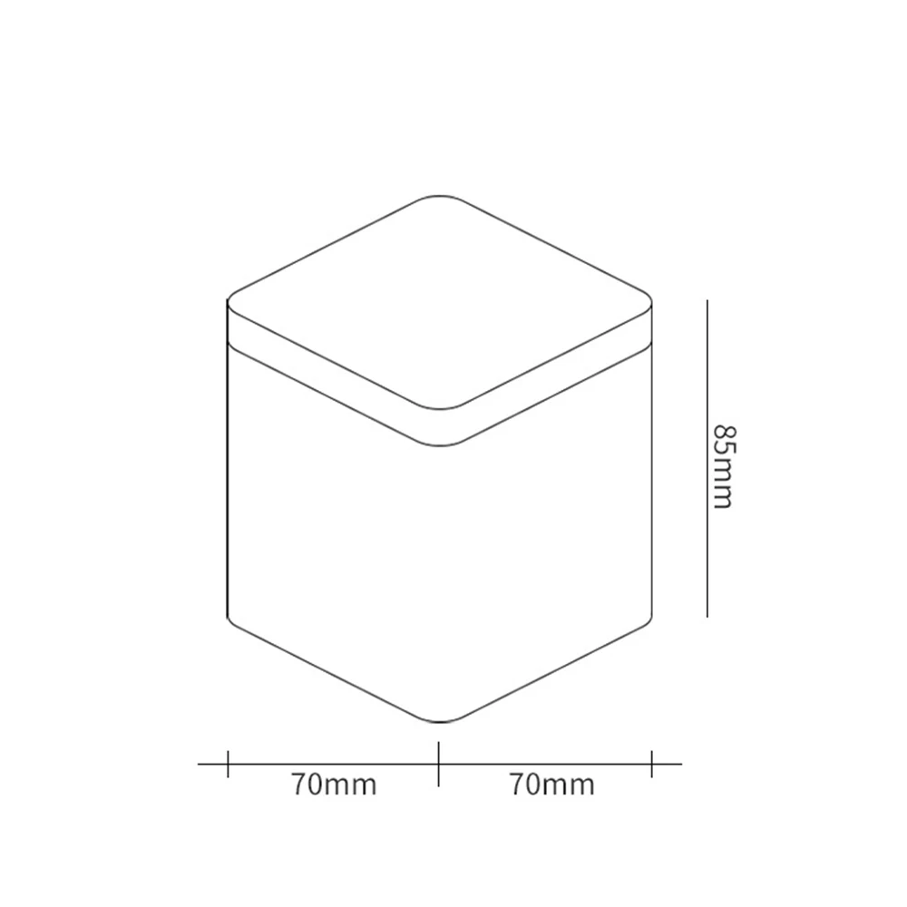 1 шт. винтажные чайные коробки пасторальные конфеты жестяные мини железные коробки для хранения герметичные кофейные банки для порошка чайные листья контейнер металлический органайзер