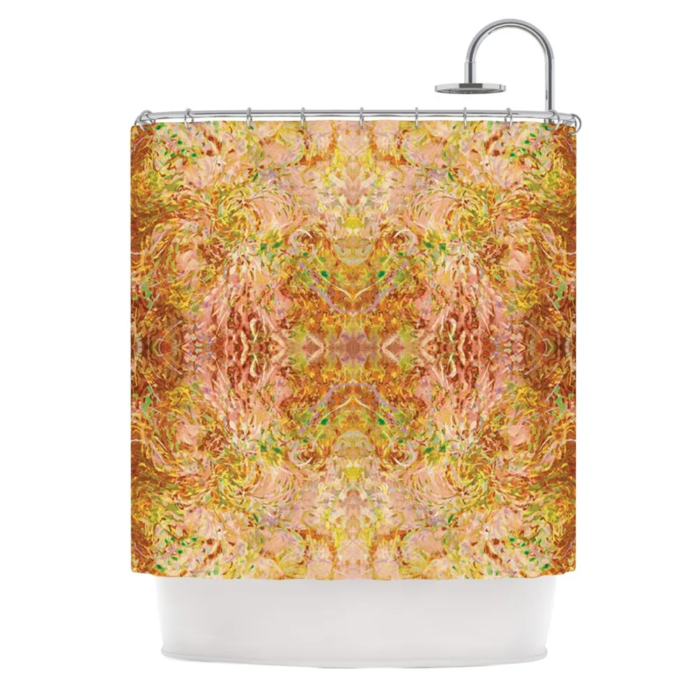 

Goldenrod II; Yellow Gold Shower Curtain,