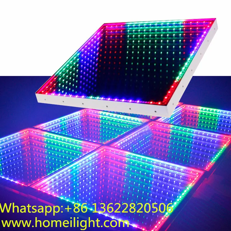 Цена по прейскуранту завода полноцветный Led 3D зеркало танцпол Для Свадебная