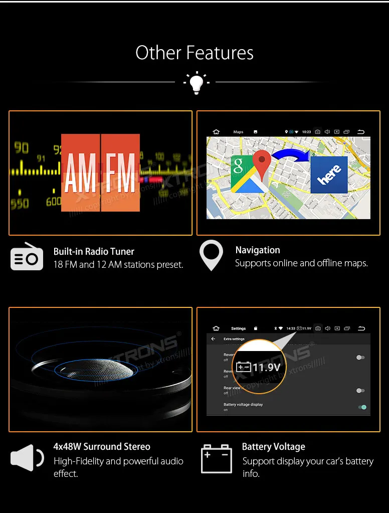 Top 8" Android 8.0 OS Car Multimedia Navigation GPS Radio for Mercedes-Benz S-Class W220 1998-2005 with Car Play Function Support 23