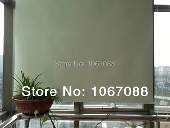 

100% Polyester Yellow Blackout Roller Blinds Customized Window Curtains for Living Room