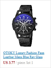 OTOKY Для мужчин новая мода Нержавеющая сталь Спорт кварцевые наручные час часы циферблат Браслет Модные Повседневные Бизнес часы MAY17 D19