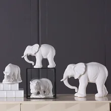 White Elephant Figurines And Get Free Shipping On Aliexpress Ceramic White Matte Rhinoceros Elephant Figurine Hippopotamus Furnishings Household Tabletop Animal China