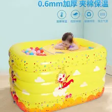 Детский надувной бассейн, уплотненный утепленный семейный бассейн с маленькими детьми, детский бассейн с морским мячом