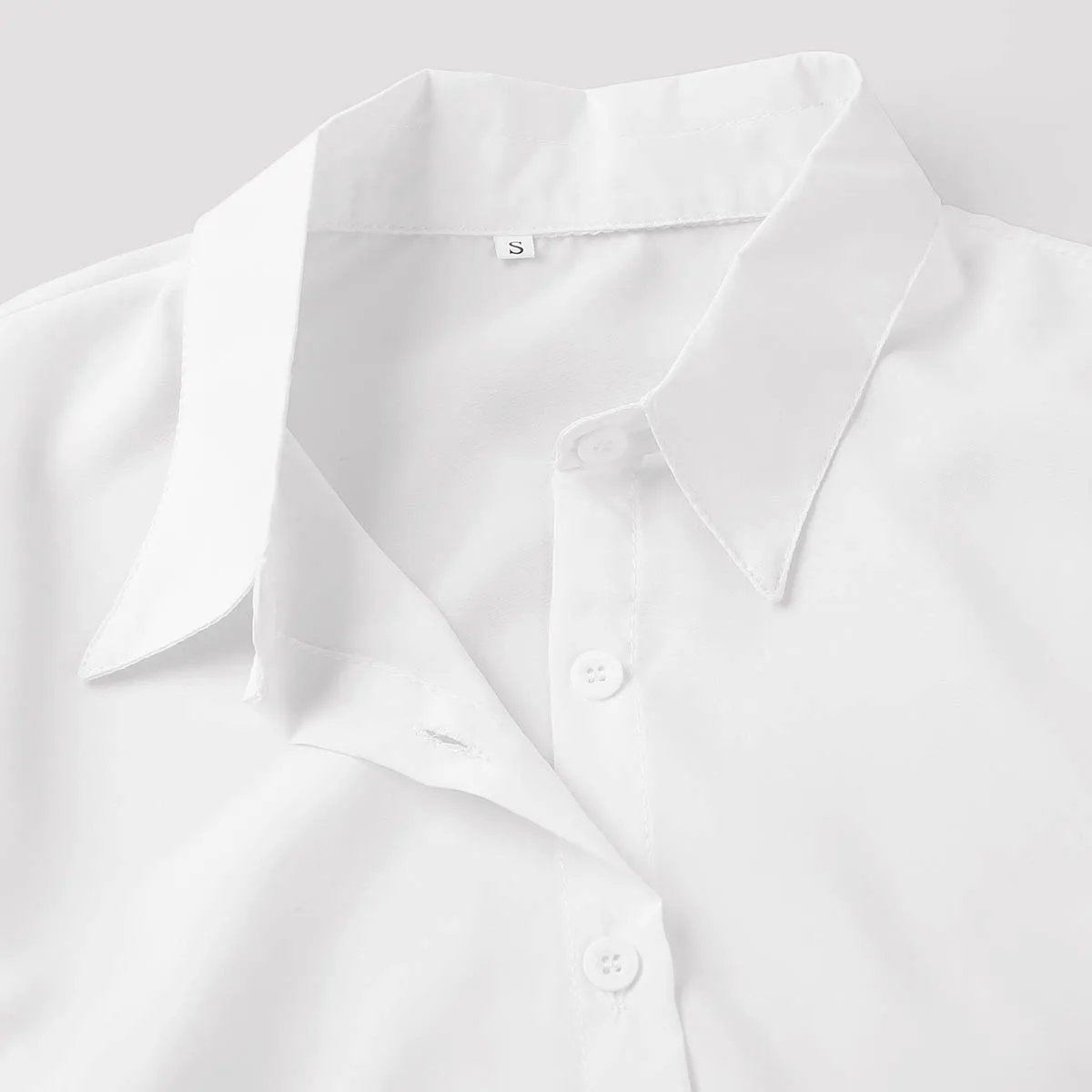 Low prices storewide Women Shirt Bodysuit Turndown Collar Shirts Button Down Blouse Tops