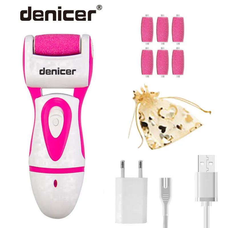 

Rechargeable Callus Remover Electric Pedicure Tools Foot Care File Dead Skin Peel Tool Pedicura File for Feet+7 Heads