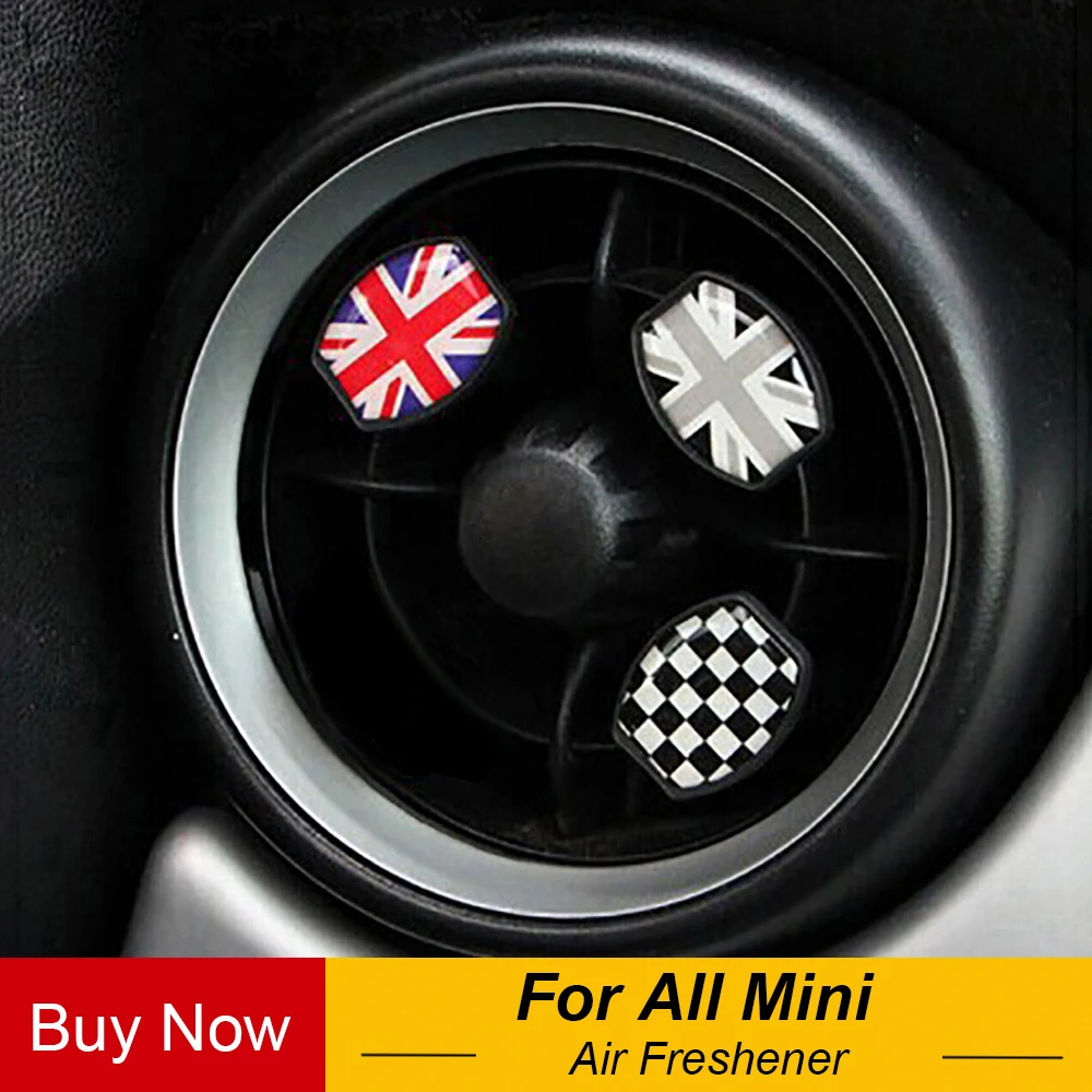 

Union Jack Air Freshener Car Air Vent Clip Perfume For Mini Cooper JCW One S + F55 F56 F60 R56 R60 R61 Car Styling Accessories