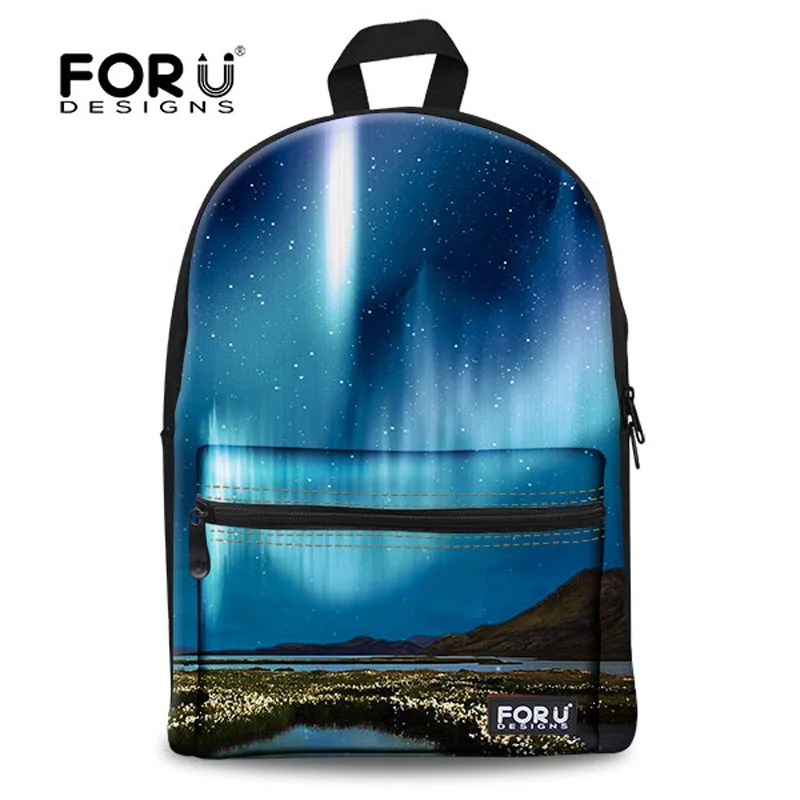 FORUDESIGNS/Galaxy Printing рюкзак для девочек-подростков, с принтами вселенной, космоса; парусиновые рюкзаки, Для женщин Рюкзак Детские ранцы - Цвет: 3F0023J