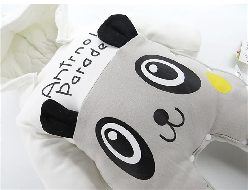 Boys And Girls Clothing Thick Cartoon Panda Rompers Newborn Clothes Baby Babies Jumpsuits Clothes Kids Winter Cotton Swimwear11