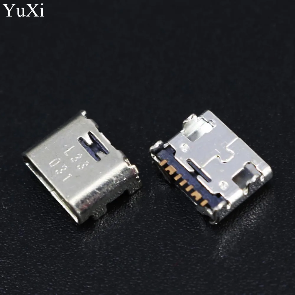 YuXi 50 шт. для Samsung Galaxy Core Prime G360 G361 Tab E T560 T561 Micro USB гнездо разъем зарядное устройство