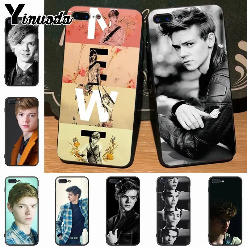 

Yinuoda Actors Thomas Sangster Luxury Hybrid phone case for iPhone 8 7 6 6S Plus X 5 5S SE 5C case Cover