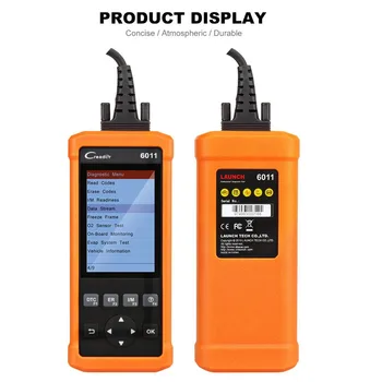 

Launch CReader 6011 OBD2/EOBD Auto Diagnostic Scanner with ABS and SRS System Diagnostic Functions ktag Cdp Tools for cars