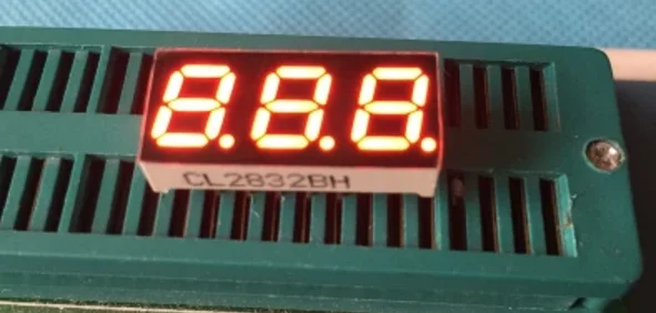 10 шт. Новый и оригинальный 3 бит 0 28 дюймов цифровой светодиодный дисплей красный