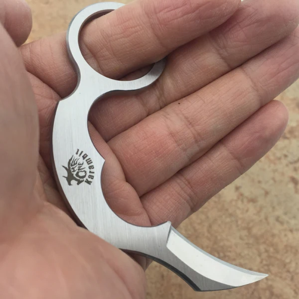 

THE ONE EDC Karambit D2 Fixed Blade Claw Outdoor Camping Hunting Survival Knife EDC Multi Tools Tactical Knife for Man Z-2313