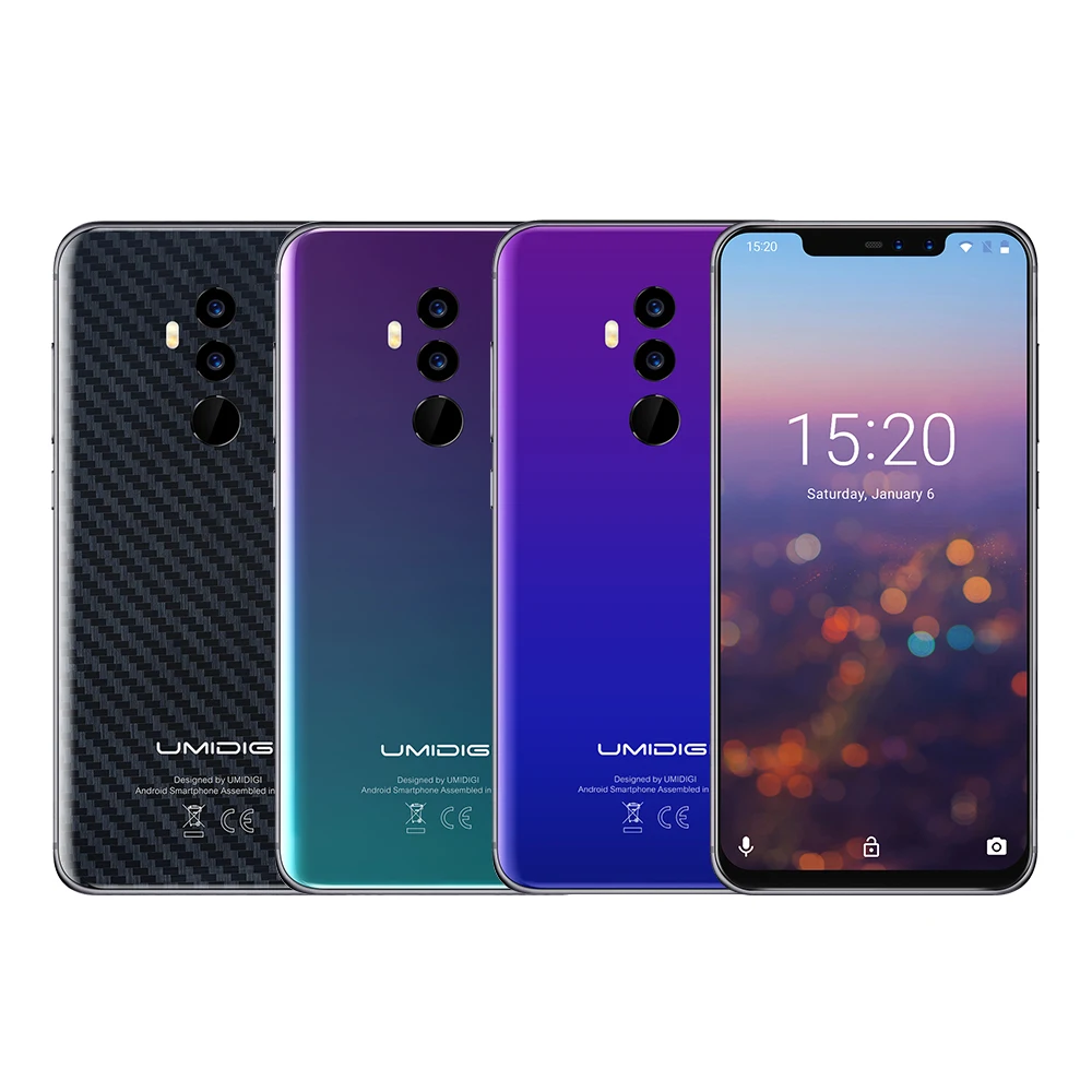 Umidigi Z2 специальное издание 4 Гб ОЗУ 64 ПЗУ мобильный телефон Helio P23 Octa Core 6 2 &quotAndroid 8 1