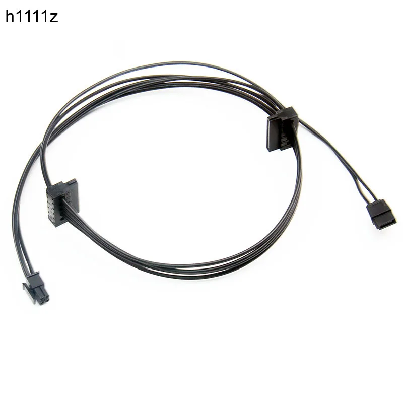 

H1111Z Computer Cable & Connectors for Lenovo M710s Power Cable 4Pin to 2 SATA 15pin +6pin SATA CD-ROM Interface Connector Cable