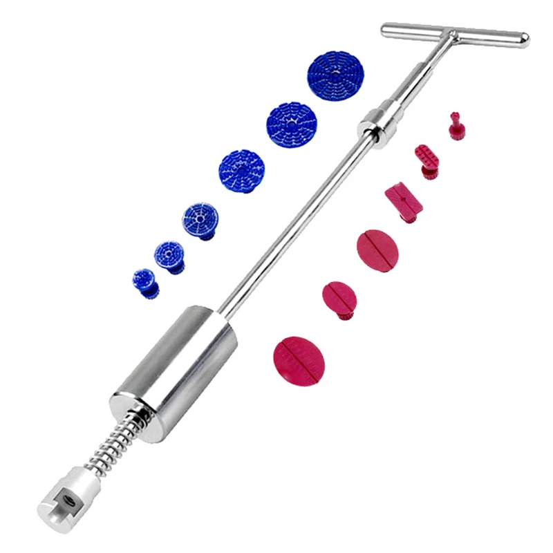 

Paintless Dent Repair Tools Dent Removal Dent Puller Slide Hammer Puller Tabs Suction Cup Hand Tools Kit Car Dent Repair Tools