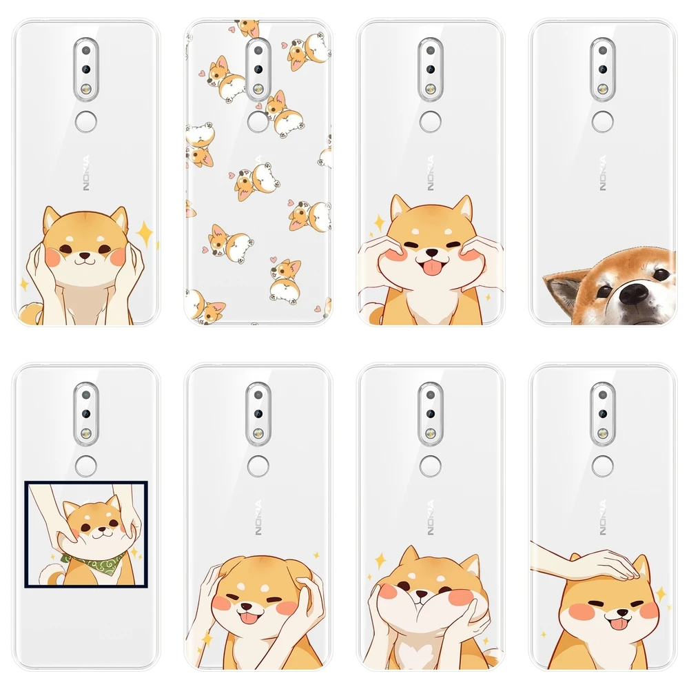Симпатичный чехол для телефона Kawaii Nokia 7 1 6 5 3 2 силиконовая Мягкая задняя крышка