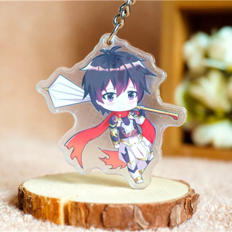

JEWELRYGIFT King's Avatar Anime Model Lord Grim 8 Figure Tang Mumu Fans Badge Souvenir Animes Cartons Theme Keychain