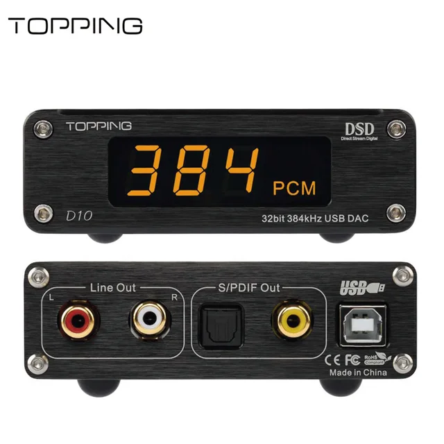 Topping D10 usb dac dac audio usb xmos xu208 es9038q2m spdif out dac audio hifi Decoder Amplifier Coaxial Optical out Support