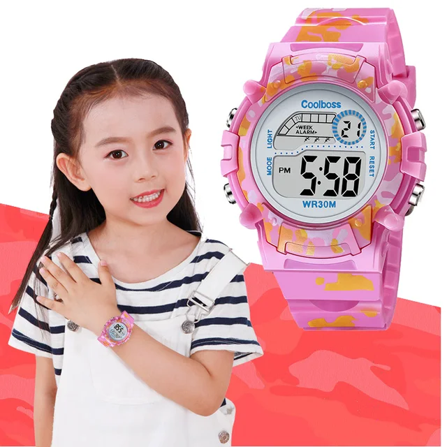 Coolboss Elettronico 2018 Moda Sport Bambini Guarda Capretti Svegli Orologi Raga Coolboss Elettronico 2018 Moda Sport Bambini Guarda Capretti Svegli Orologi Raga