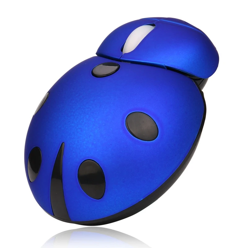 AAAJ 2.4Ghz Beetle Беспроводная Usb игровая мышь милые животные компьютерная без батареи