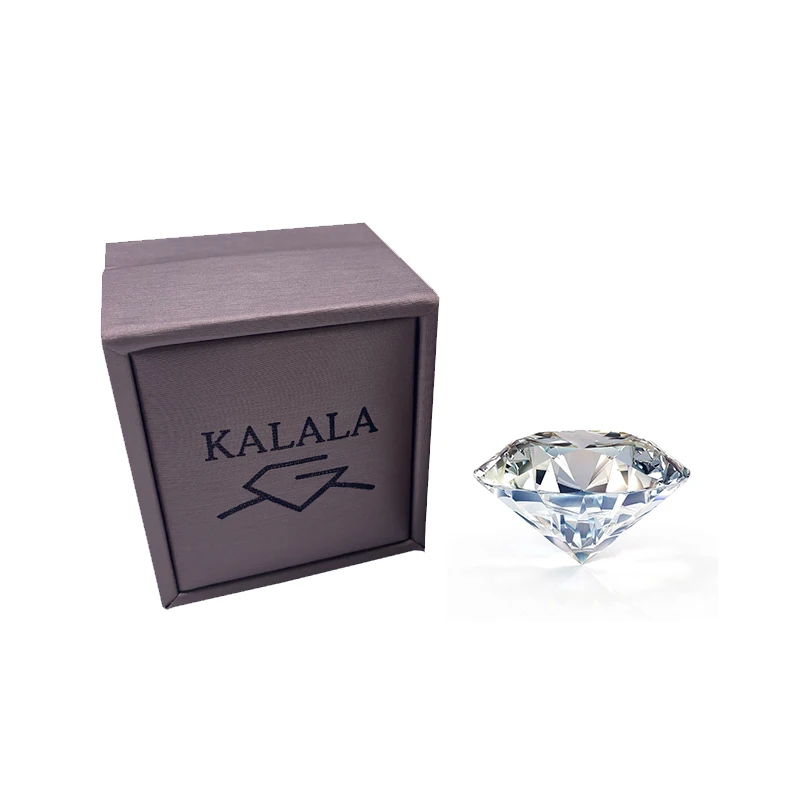 Corte brillante redondo 6,5 quilates mm E F Color moissanitas piedra suelta diamante anillo joyería material de la pulsera de alta calidad - 1
