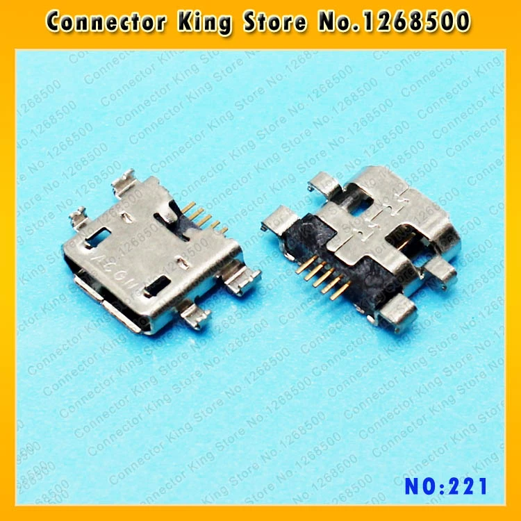 Davitu Electrical Equipments Supplies 100pcs/lot Micro USB Female Connector Without Edge for ZTE v880 Mobile Tablet Replacement Davitu Electrical Equipments Supplies 100pcs/lot Micro USB Female Connector Without Edge for ZTE v880 Mobile Tablet Replacement