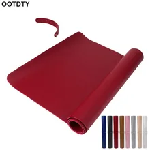 Водонепроницаемый Расширенный микрофибра автомобильный подлокотник, матовая кожа для офисный письменный стол 90x40 см